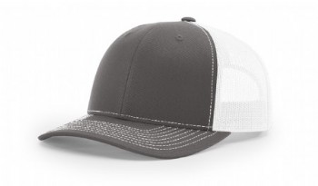 Richardson Mesh Back Cap - Charcoal/White