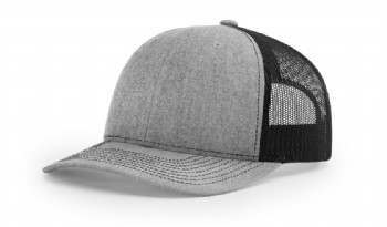 Richardson Mesh Back Cap - Heather Grey/Black