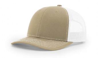 Richardson Mesh Back Cap - Khaki/White