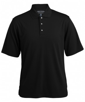 Men's Pebble Beach Horizontal Textured Polo - Black