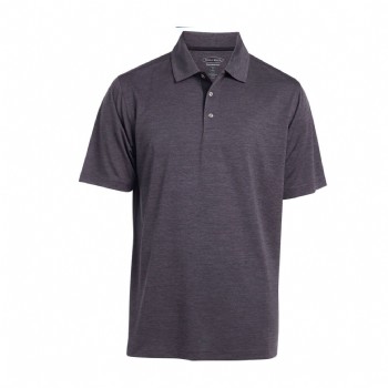 Pebble Beach Heather Stripe Polo