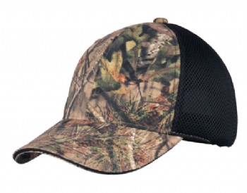 Camouflage Cap with Air Mesh Back - Mossy Oak Break-Up Country/ Black Mesh