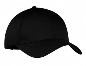 Port & Company - Six Panel Twill Cap - Black