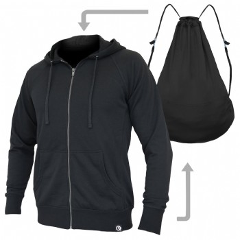 Quikflip Hero Zip Hoodie - Black