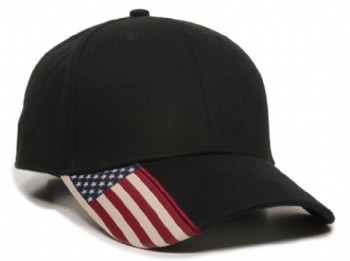 Outdoor Cap Cotton Twill Cap - Black