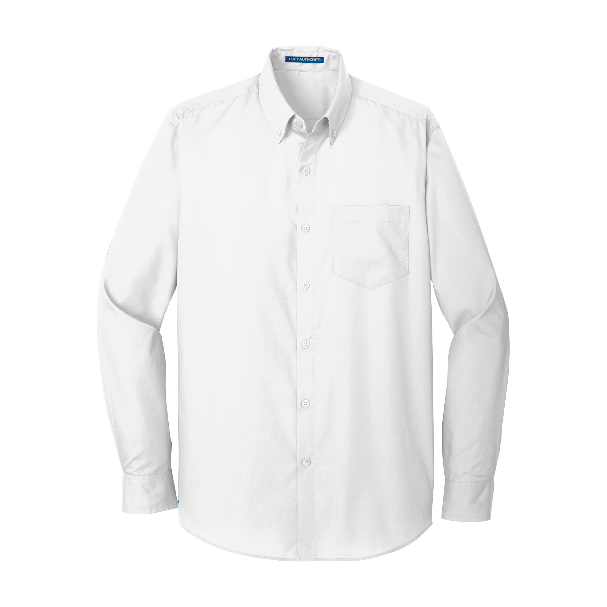 Port Authority Long Sleeve Carefree Poplin Shirt - White